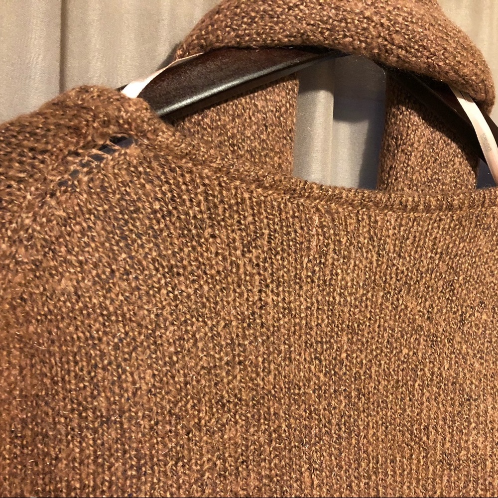 Rust Drape Front Cardigan - Picture 3 of 4